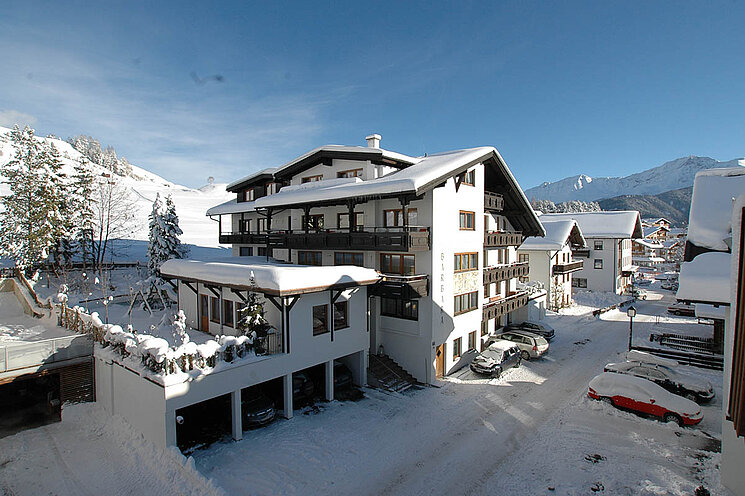 Hotel Barbara Serfaus im Winter